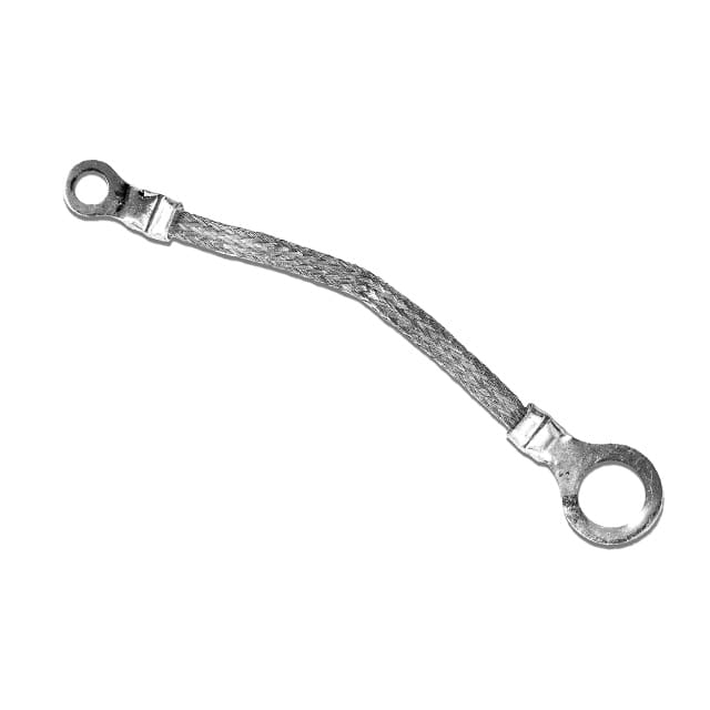 1/4-02-004 GROUND STRAP BRAIDED FLAT 0.25"