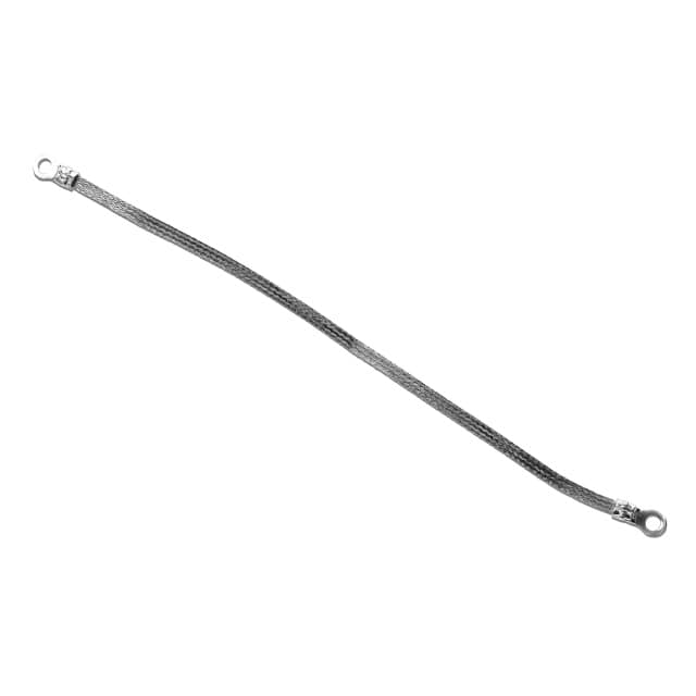 1/4-01-012 GROUND STRAP BRAIDED FLAT 0.25"