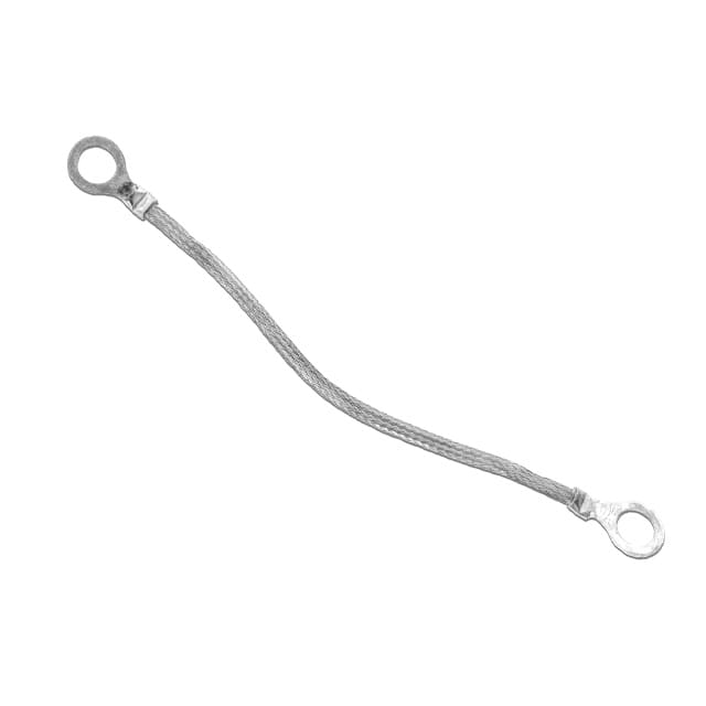1/4-03-008 GROUND STRAP BRAIDED FLAT 0.25"