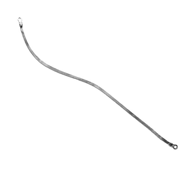 1/4-01-020 GROUND STRAP BRAIDED FLAT 0.25"