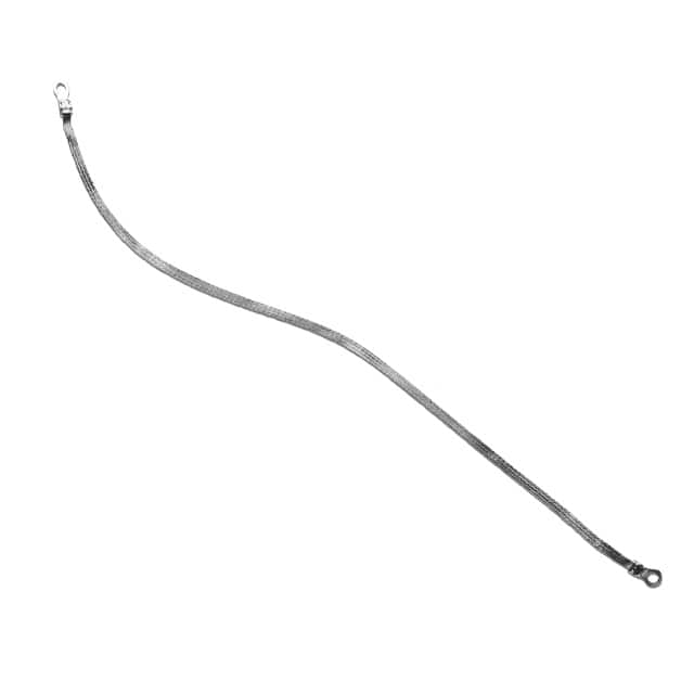 1/4-01-024 GROUND STRAP BRAIDED FLAT 0.25"