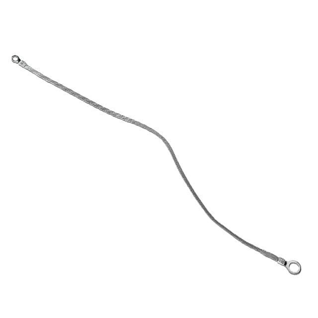 1/4-02-024 GROUND STRAP BRAIDED FLAT 0.25"