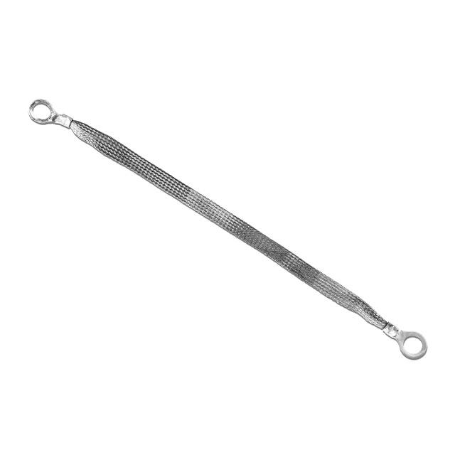 1/2-03-012 GROUND STRAP BRAIDED FLAT 0.5" X