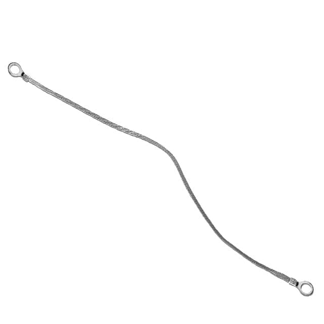 1/4-03-024 GROUND STRAP BRAIDED FLAT 0.25"