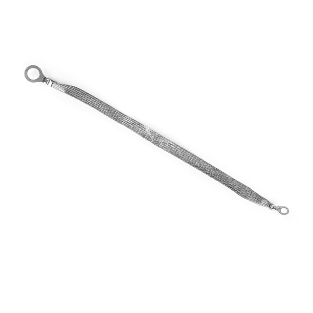 1/2-02-016 GROUND STRAP BRAIDED FLAT 0.5" X