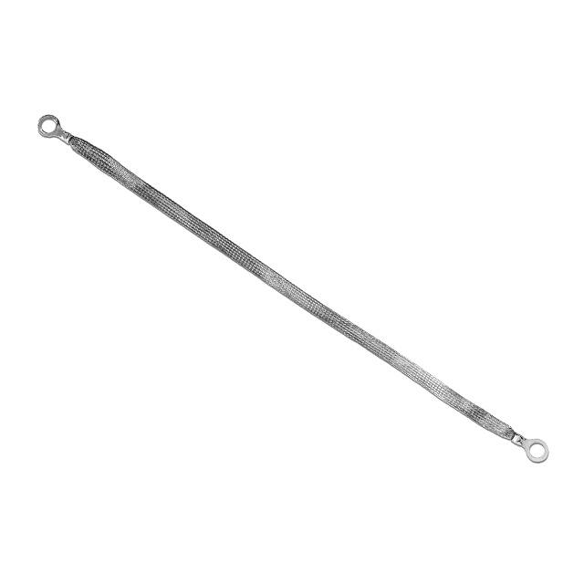 1/2-03-020 GROUND STRAP BRAIDED FLAT 0.5" X