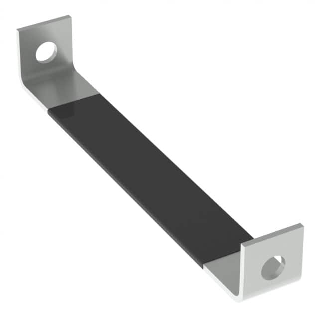2076025081 GROUND BRAID FLAT W/TUBING 3'