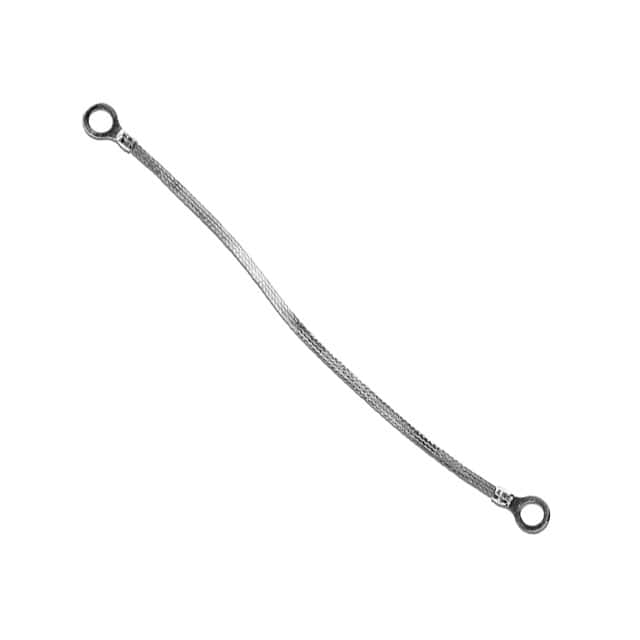 1/4-03-016 GROUND STRAP BRAIDED FLAT 0.25"