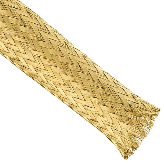 MBB0.13BRS25 GROUND BRAID TUBE 0.13"DIA X 25'