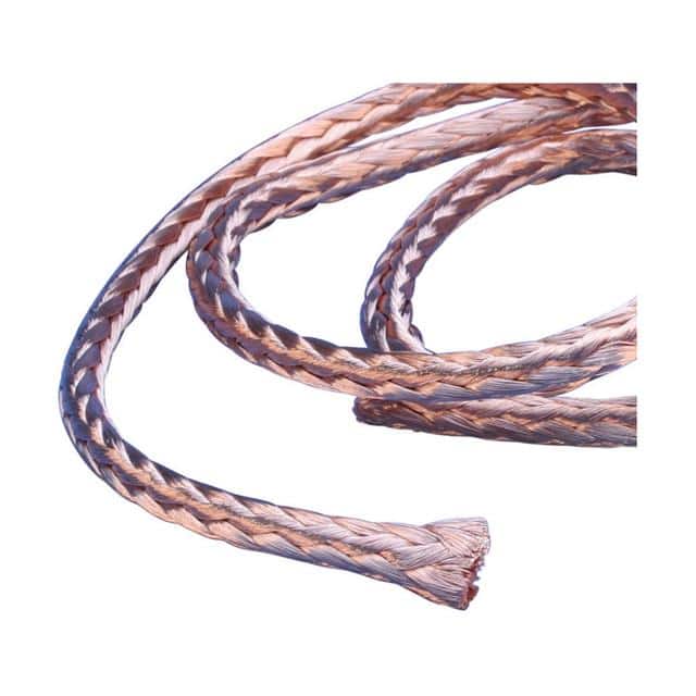 557420 ROUND BRAID IN COIL, BARE COPPER