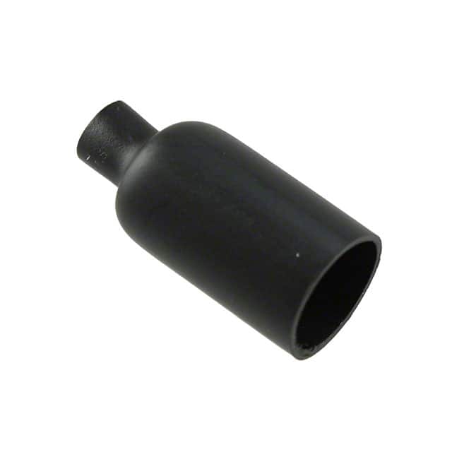 PD-CAP-1/2-0 HEATSHRINK END CAP BLACK 1/2"