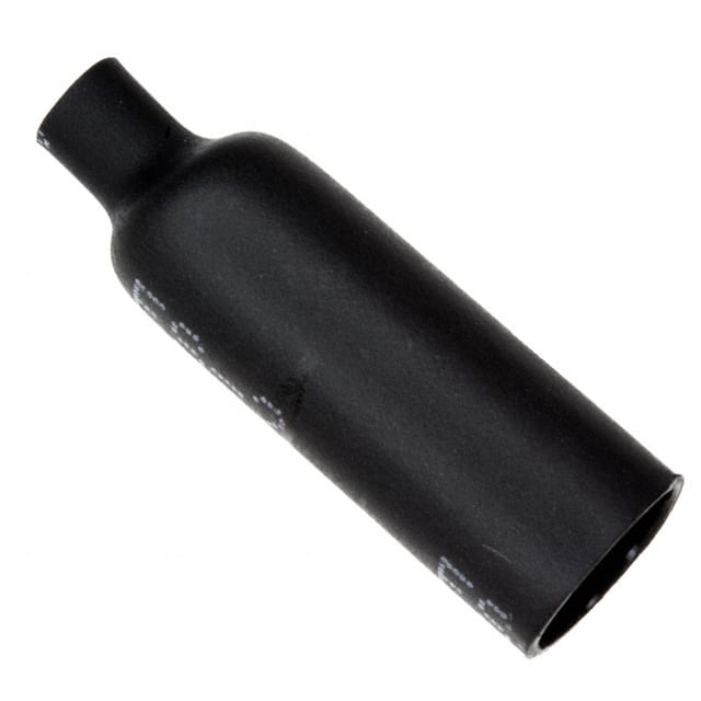 ES-CAP-NO.2-B9-0-30MM HEATSHRINK END CAP BLACK 7.4MM