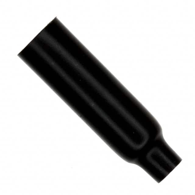 PD-CAP-1/4-0 HEATSHRINK END CAP BLACK 1/4"