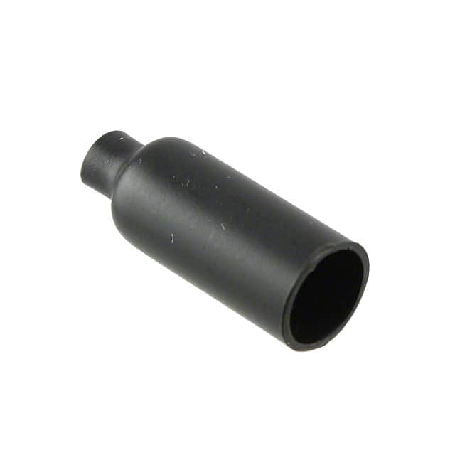 PD-CAP-3/8-0 HEATSHRINK END CAP BLACK 3/8"