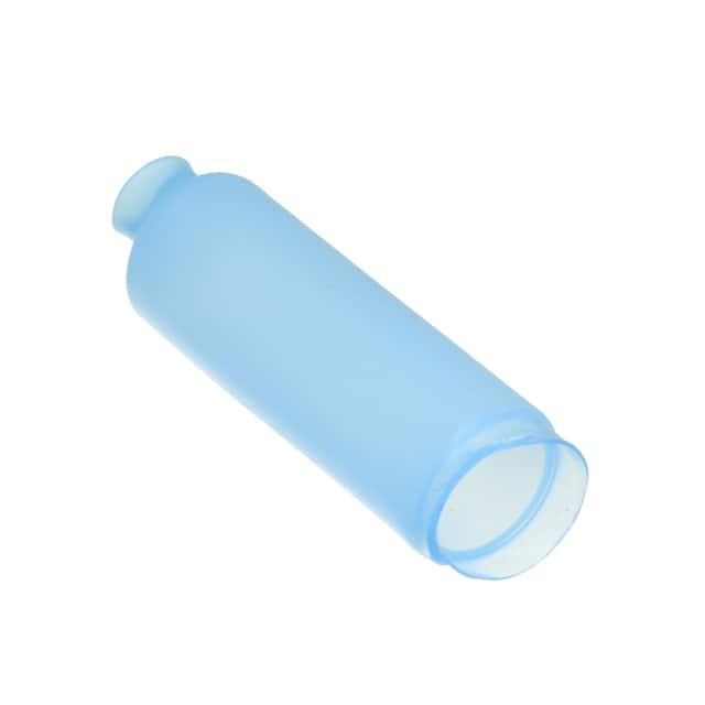 2-1195164-3 HEATSHRINK CAP BLUE/TRANSPARENT