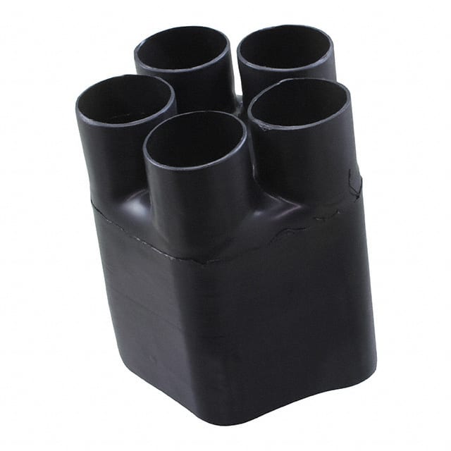 HDBB-505-1-250 HEATSHRINK BOOT BREAKOUT 5:1 BLK