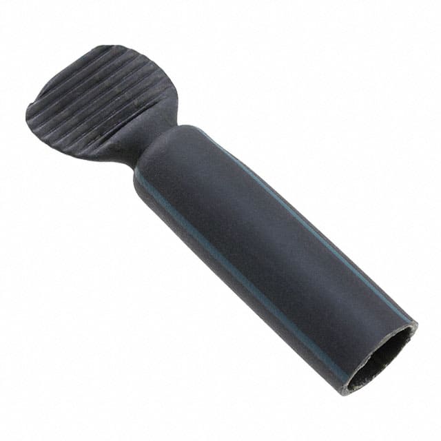 HSECFR0.5-XY HEAT SHRINK END CAP ADH BLACK