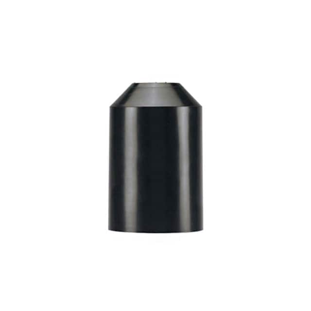 HSEC4.0-2 HEATSHRINK CAP BLACK ADH 4.14"