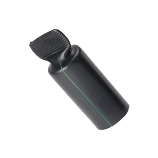 HSECFR1.5-5Y HEATSHRINK CAP BLACK FLAME RETRD