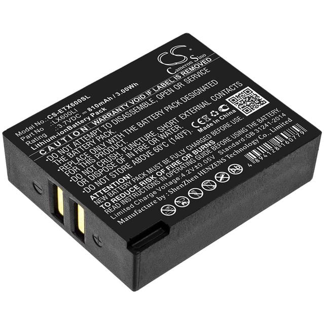 LX600LI BATTERY Replacement for Eartec LX600LI B