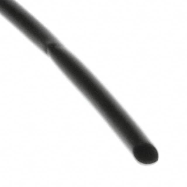 Q-150K-1/16-01-QB48IN-25 HEATSHRINK PVDF 1/16" X 4' BLK