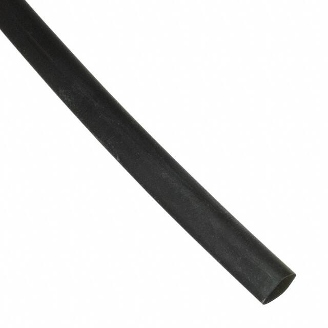 Q-150K-3/16-01-QB48IN-25 HEATSHRINK PVDF 3/16" X 4' BLK