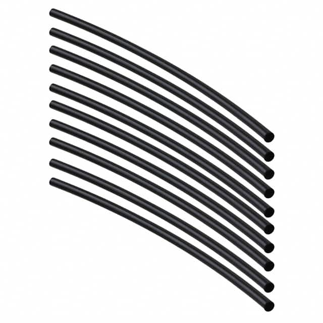 MW-1/8-6"-BLACK-10-10 PC PKS HEATSHRINK MULTI WALL 1/8-6" BLA
