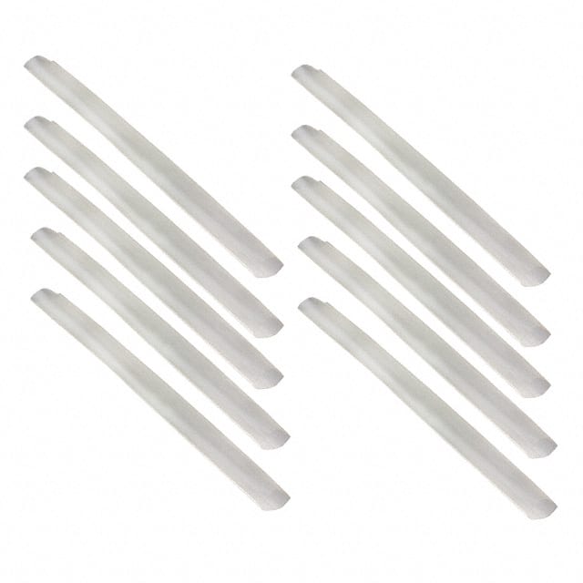 MFP-3/8"-CLEAR-10-10 PC PKS HEATSHRINK 3/8 X 6" CLEAR