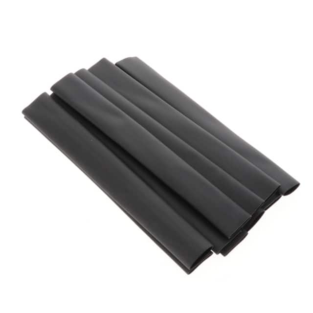 EPS200-1/2-6"-BLACK-10-10 PC PKS HEATSHRINK TUBING 1/2-6"