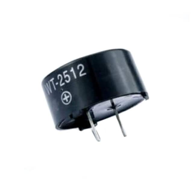 WT-2512 BUZZER MAGNETIC 12V 25MM TH