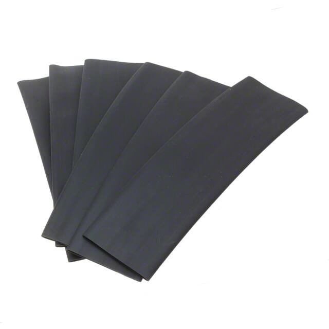 HSTTV100-Y HEATSHRINK 1" X 0.5' BLACK 1=10