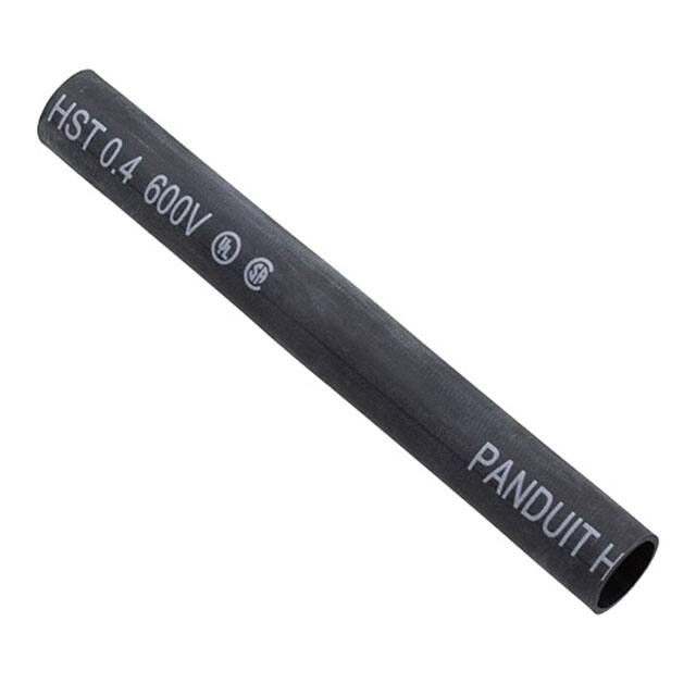 HST0.4-6-3Y HEATSHRINK 0.4" X 0.5' BLACK