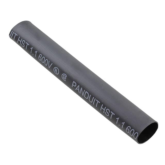 HST1.1-9-2Y HEATSHRINK 1.1" X 0.75' BLACK