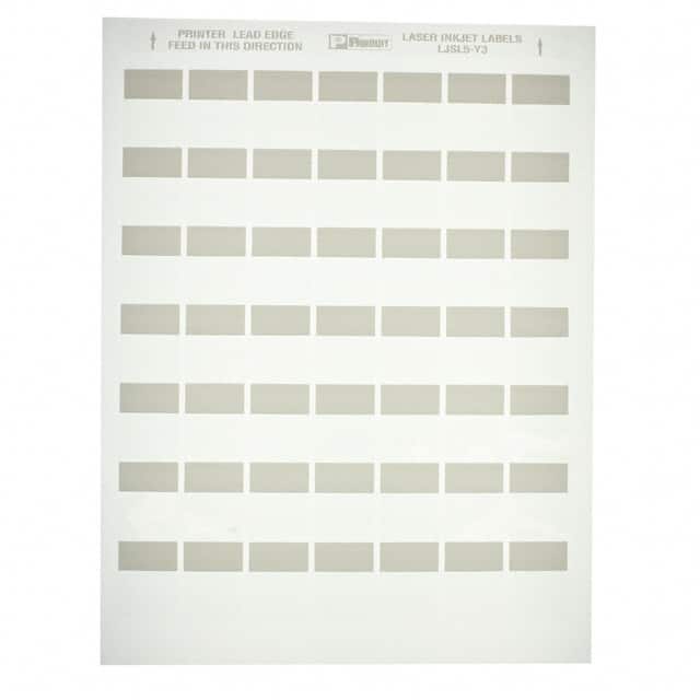 LJSL5-Y3-2.5 LABEL SELF LAMINATNG 1X1.33" WHT