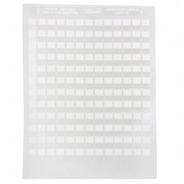 LJSL1-Y3-5 WHITE SL POLYESTER LASER LABELS