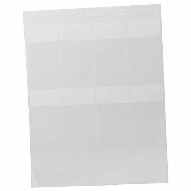 S200X400YAJ LABEL SELF LAMINATING WHT 8/SHT