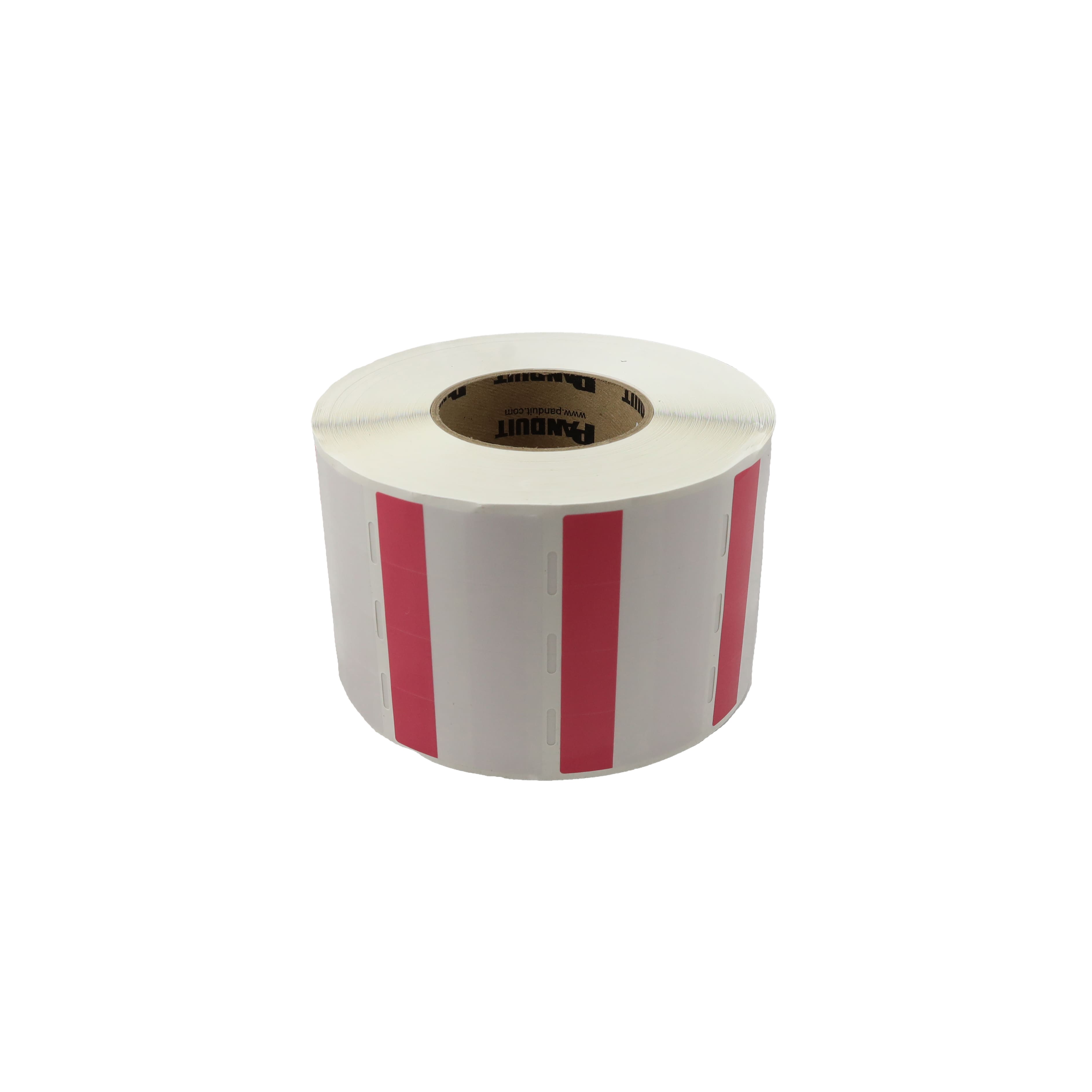 S100X225VHTY LABEL SELF LAMINATNG 1X2.25" RED