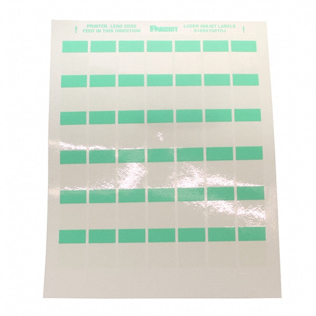 S100X150YDJ LABEL SELF LAMINATING GRN 42/SHT