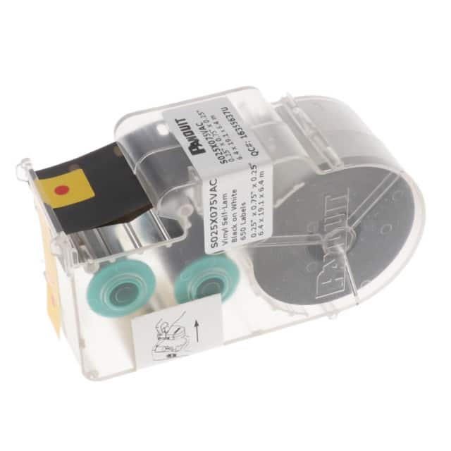 S025X075VAC LABEL SELF LAMINATING WHITE
