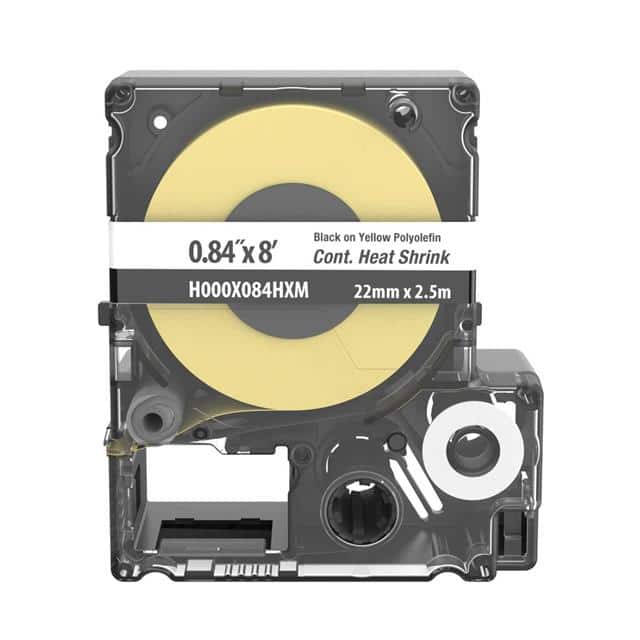 H000X084HXM CONT HS LABELS YL, 2:1 MILITARY-