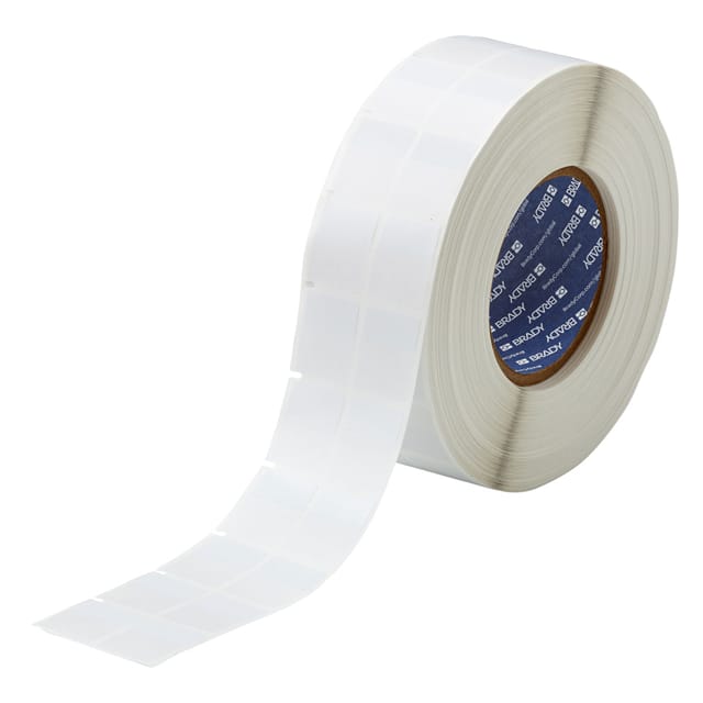 THT-117-427-5 LABEL 1.25" HX1"W WHT 1=5000PCS