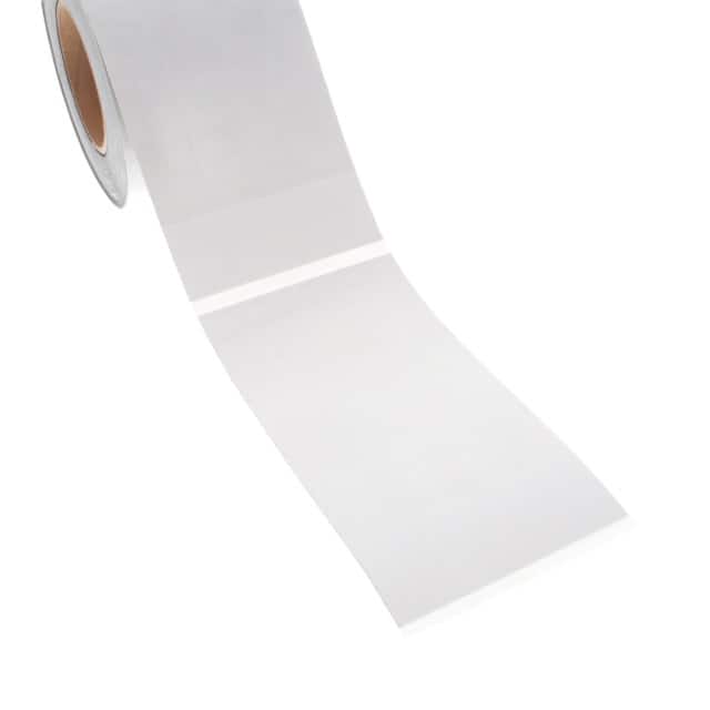 TAG38T4-100B LABEL SELF LAMINATNG 1X7.44" WHT