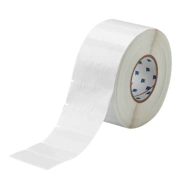 THT-74-427-10 LABEL 1.437"HX0.8"W WHT 1=10KPCS