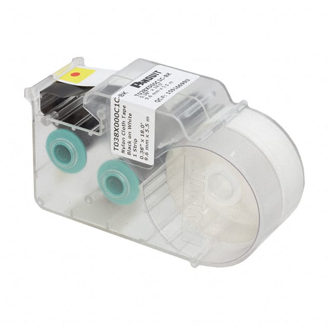 T038X000C1C-BK LABEL STANDARD CONTIN WHITE