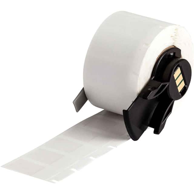 PTL-17-427 LABEL 1"HX0.5" W WH/CLR 1=500PCS