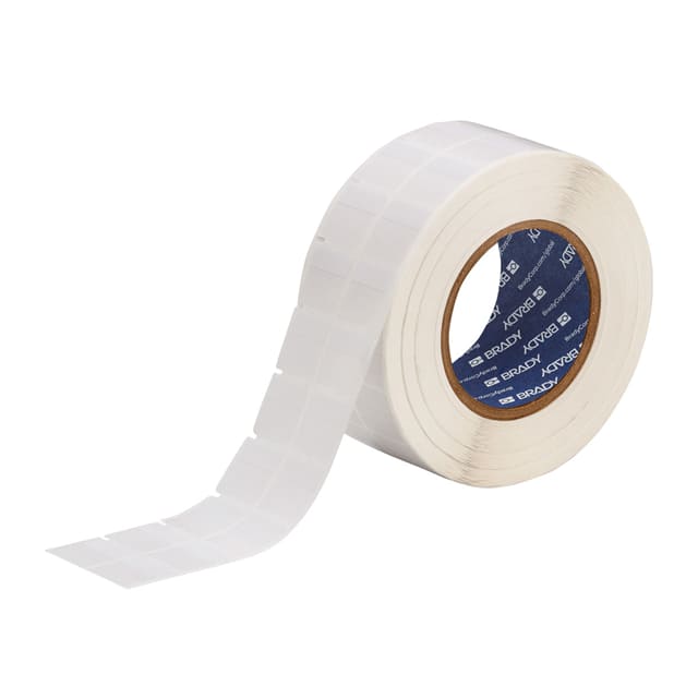 THT-116-427-5 LABEL 1" HX1"W CLR/WHT 1=5000PCS