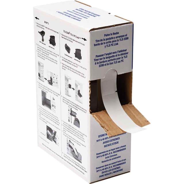 BM71-23-427 LABEL 4" HX1"W CLR/WHT 1=1000PCS