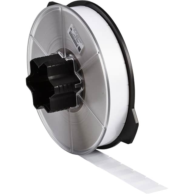 WRAP-2-427 LABEL 1" HX1"W CLR/WHT 1=5300PCS
