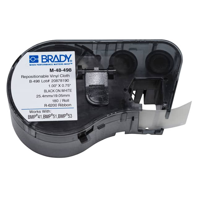M-48-498 LABEL 1" H X 0.75" W 1=180PCS