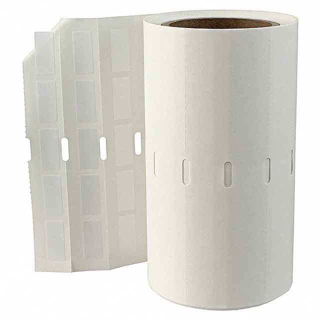 0816744 LABEL STANDARD 0.69" X 0.31" WHT